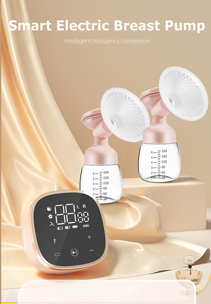 Portable Smart Double Electric Breast Pump(4)